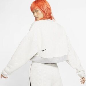Nike City Ready Crop Fleece Crew Sweater